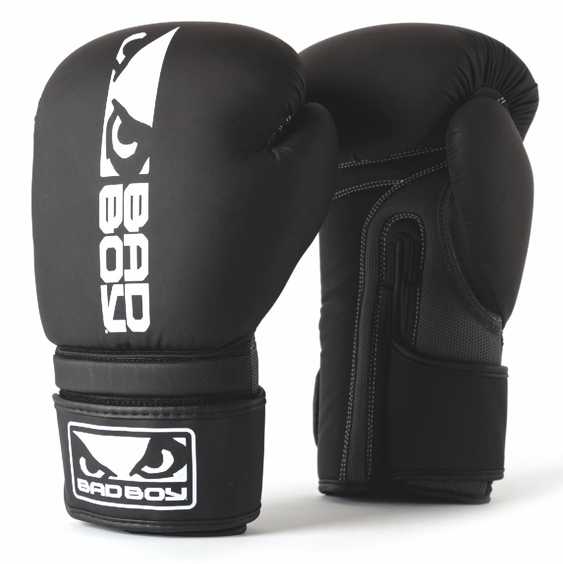 Bad Boy Appolo Matte Boxing Gloves  - Black/White