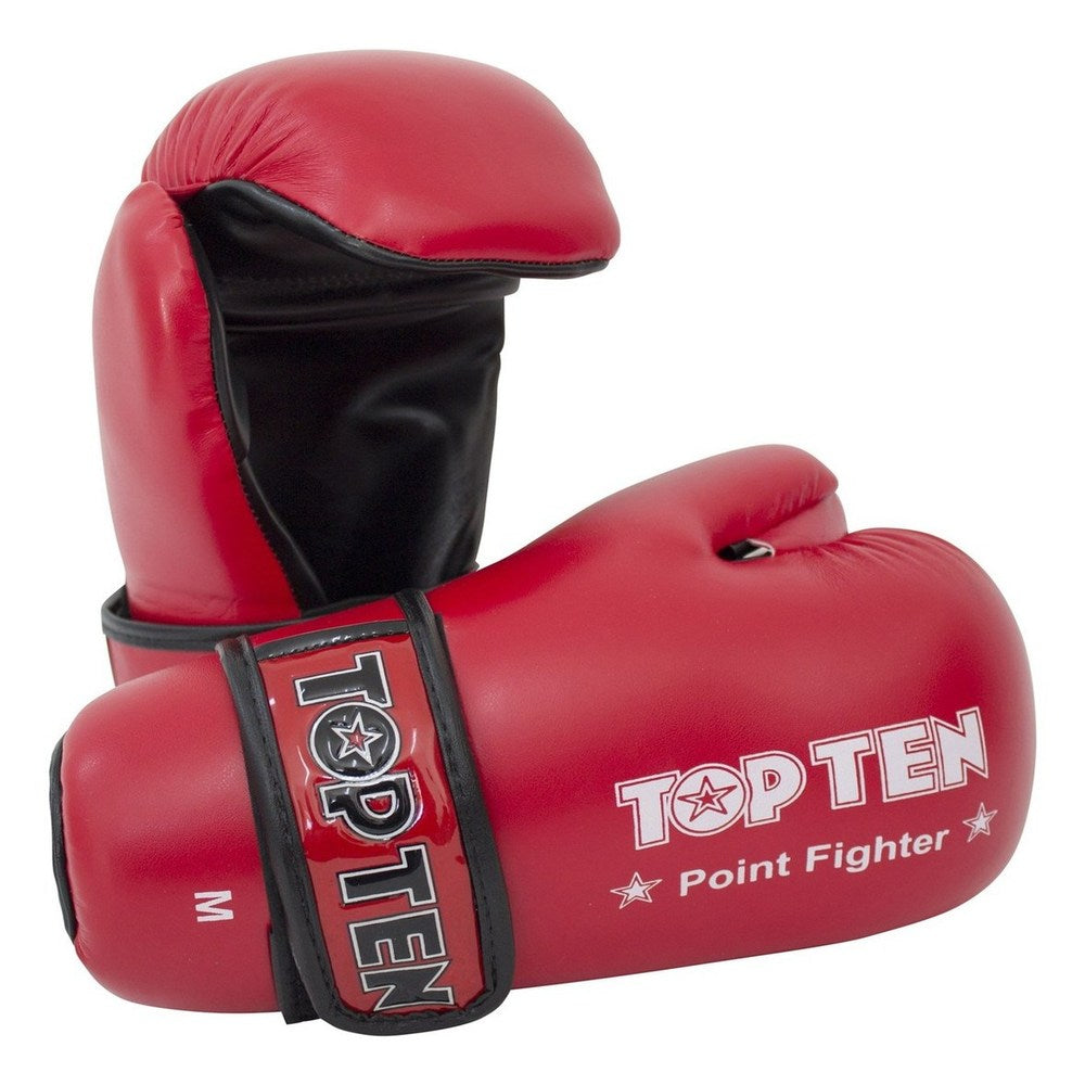 Top Ten Pointfighter Sparring Gloves - Red